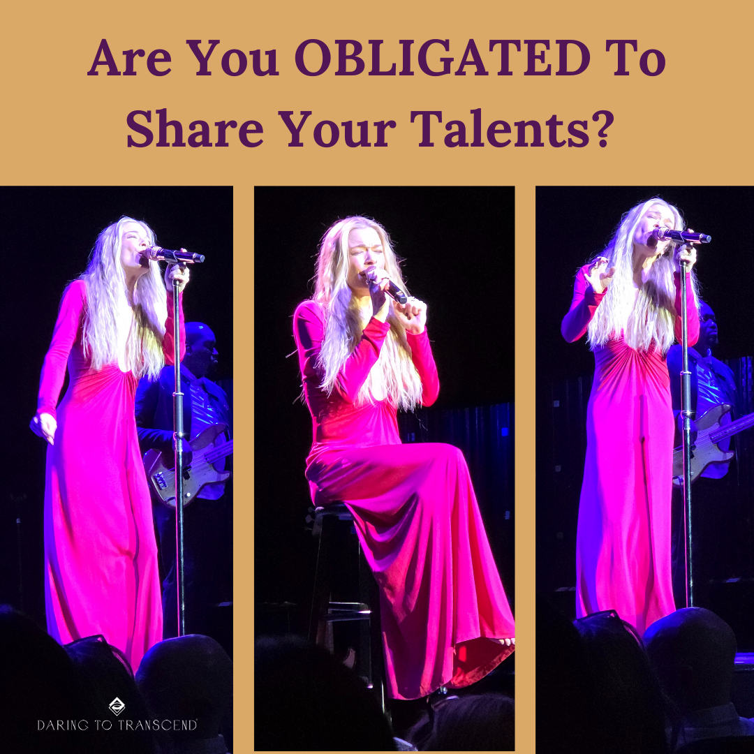 Are You Obligated to Share Your Talents?